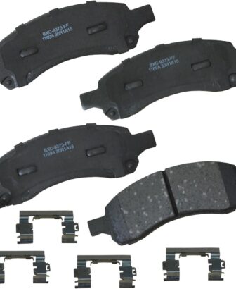 Bendix Premium SBC1169A Ceramic Front Brake Pads for Buick Enclave 2017-2008, Chevrolet Traverse 2017-2009, GMC Acadia 2016-2007, Acadia Limited 2017, Saturn Outlook 2010-2007